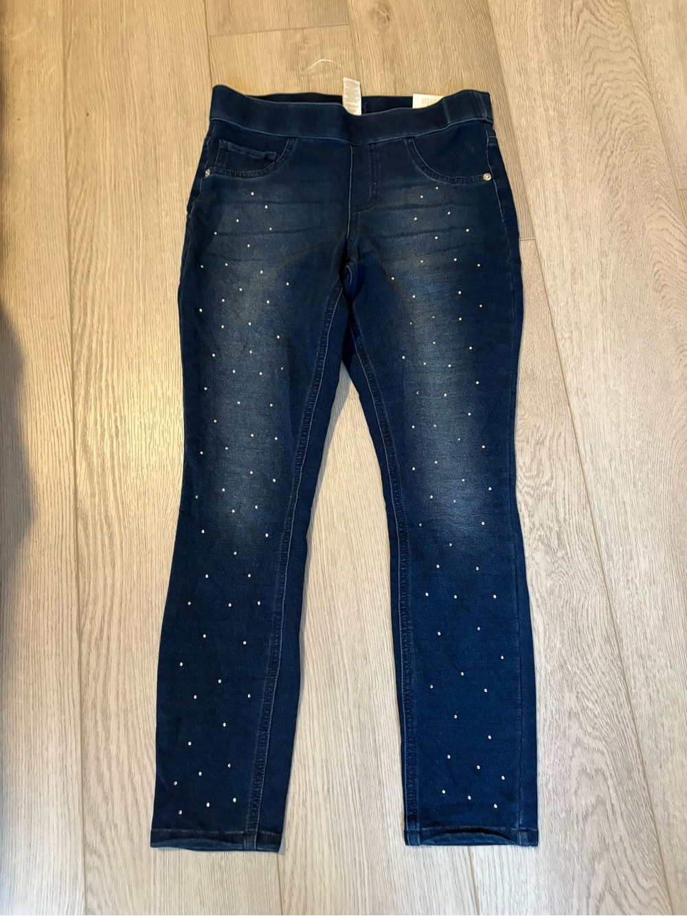 Justice Dark Blue Studded  Jeggings size 10 plus new